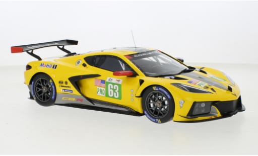 Diecast model cars Chevrolet Corvette Racing (.R) C8.R No.63 24h Le Mans 2022 1/18 Top Speed