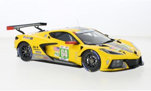 Diecast model cars Chevrolet Corvette Racing (.R) C8.R No.64 24h Le Mans 2022 1/18 Top Speed