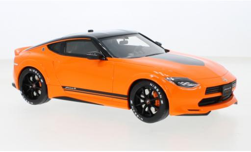 Diecast model cars Nissan Fairlady Z RZ34 Customized Proto orange 2023 1/18 Top Speed