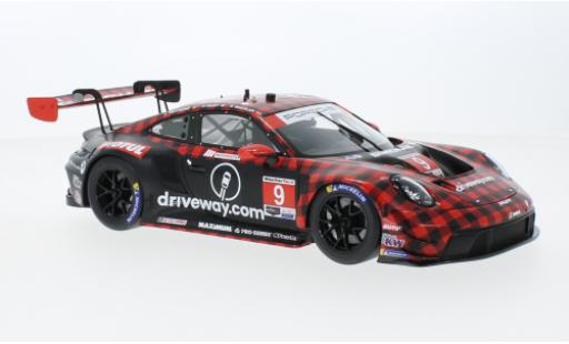 Diecast model cars Porsche 911 GT3 R No.9 Pfaff Motorsport IMSA 12h Sebring 2023 1/18 Top Speed