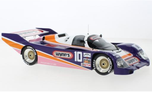 Diecast model cars Porsche 962 1987 No.10 Hotchkis Racing Wynns IMSA 24h Daytona 1/18 Top Speed