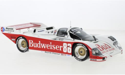 Diecast model cars Porsche 962 1987 No.86 Bayside Disposal Racing Budweiser IMSA 12h Sebring 1/18 Top Speed