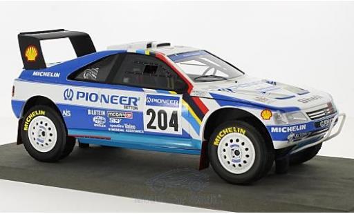 Diecast model cars Peugeot 405 Base GT T-16 No.204 Pioneer Rally Paris Dakar 1989 A.Vatanen/B.Berglund 1/18 Topmarques Collectibles