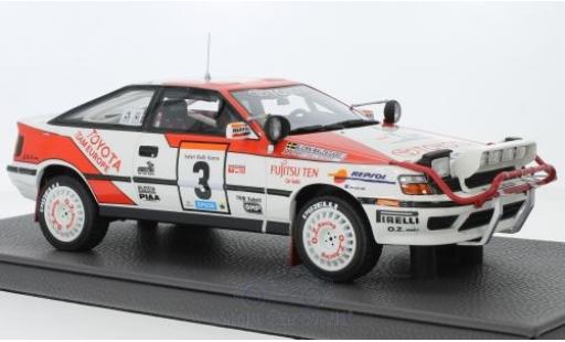 Diecast model cars Toyota Celica ST165 No.3 Team Europe Rally WM Rally Safari 1990 B.Waldegard/F.Gallagher 1/18 Topmarques Collectibles