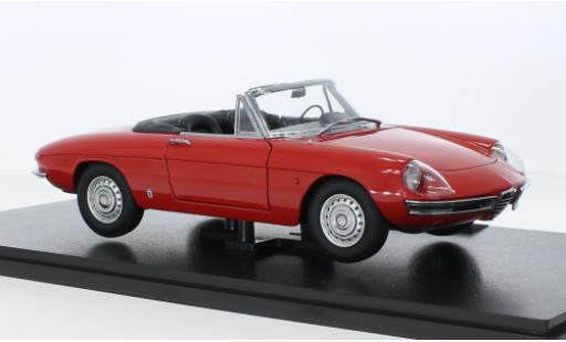 Diecast model cars Alfa Romeo Spider Duetto 1600 duett Spider red 1966 1/18 Touring