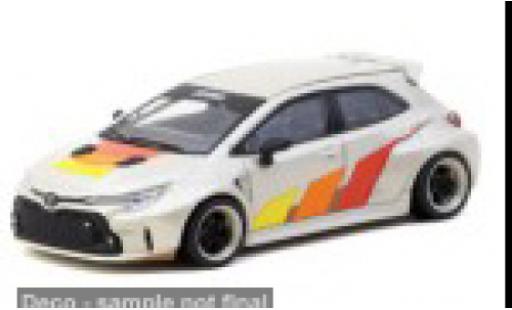 Diecast model cars Toyota Corolla GR Widebody beige/Dekor 1/64 Tarmac Works