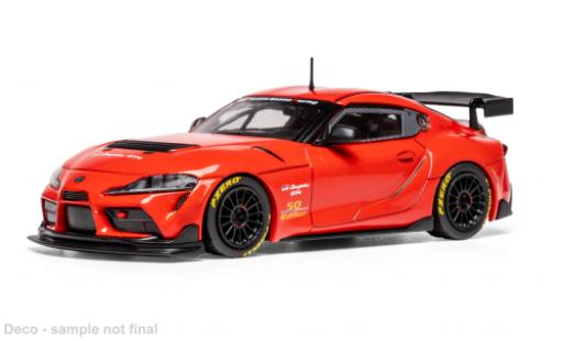 Diecast model cars Toyota Supra GT4 Toyota GR Supra red 2022 1/43 IXO