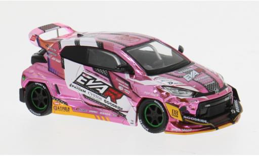 Diecast model cars Toyota Yaris GR Eva RT 1/64 Pop Race