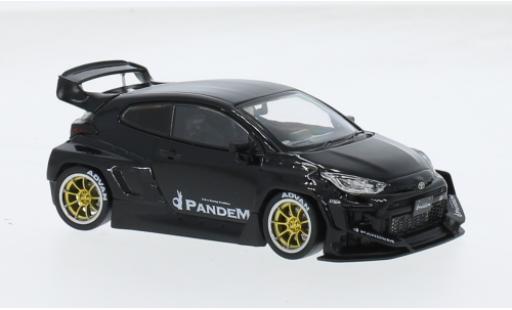 Diecast model cars Toyota Yaris Pandem GR black 1/43 IXO