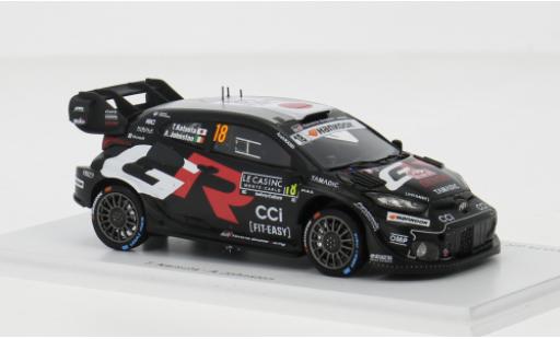 Diecast model cars Toyota Yaris Rally1 GR Rally 1 Rally Monte Carlo 2025 #18 T.Katsuta/A.Johnston 1/43 Spark
