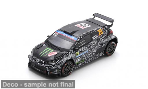 Diecast model cars Toyota Yaris Rally2 GR Rally 2 Rally Monte Carlo 2025 #20 O.Solberg/E.Edmondson 1/43 Spark