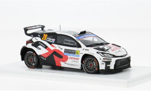Diecast model cars Toyota Yaris Rally2 GR Rally 2 Rally Monte Carlo 2025 #26 H.Kogure/T.Luhtinen 1/43 Spark