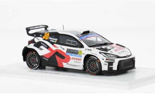 Diecast model cars Toyota Yaris Rally2 GR Rally 2 Rally Monte Carlo 2025 #30 Y.Yamamoto/J.Fulton 1/43 Spark