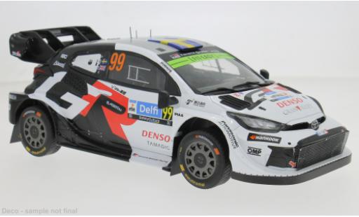 Diecast model cars Toyota Yaris Rally1 GR Rally Estonia 2025 #99 O.Solberg/E.Edmondson 1/18 IXO