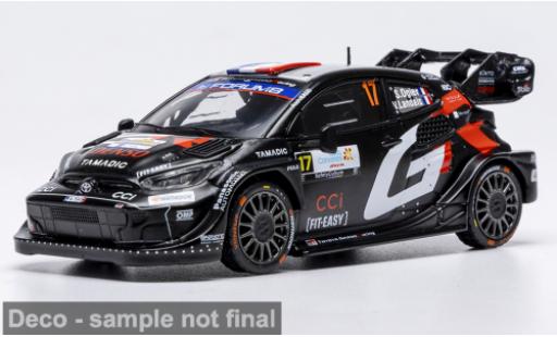 Diecast model cars Toyota Yaris Rally1 GR Rally Islas Canaris 2025 #17 S.Ogier/V.Landais 1/43 IXO