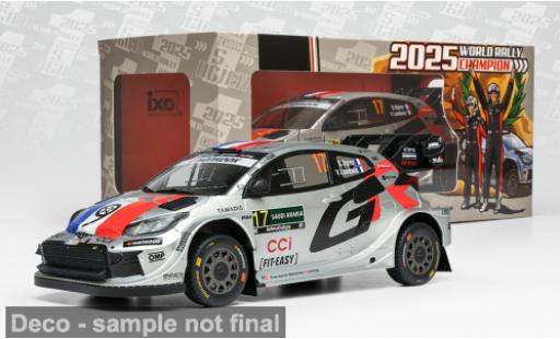 Diecast model cars Toyota Yaris Rally1 GR Rally Saudi Arabia 2025 #17 S.Ogier/V.Landais 1/18 IXO