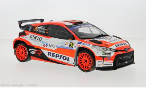 Diecast model cars Toyota Yaris Rally2 GR Rally Islas Canaris 2025 #31 A.Cachon/A.Dumand 1/18 IXO