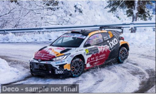 Diecast model cars Toyota Yaris Rally2 GR Rally Monte Carlo 2026 #34 E.Delecour/S.De Castelli 1/43 IXO