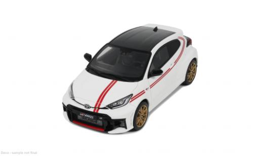 Diecast model cars Toyota Yaris GR TGR white/Dekor 2024 1/18 Ottomobile