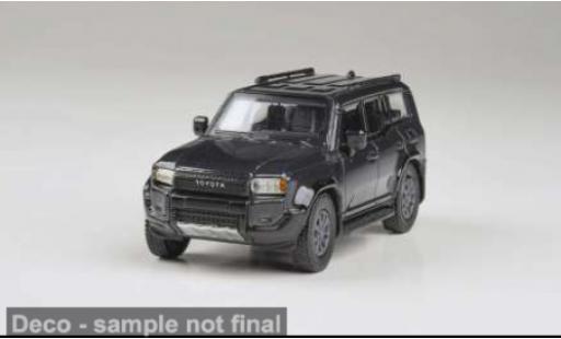 Diecast model cars Toyota Land Cruiser 250 black 1/64 Para64