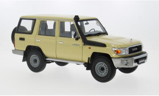 Diecast model cars Toyota Land Cruiser Base 7 beige 1/18 Almost Real