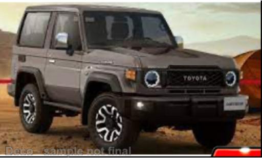 Diecast model cars Toyota Land Cruiser Base 7 gra 1/24 Maisto