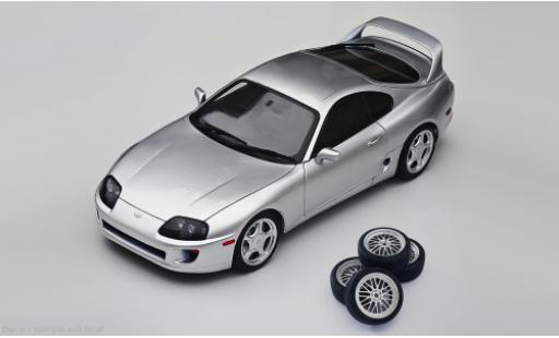 Diecast model cars Toyota Supra Base A80 silver 1992 1/18 WhelArt