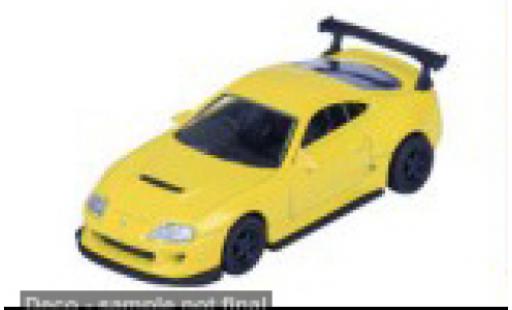 Diecast model cars Toyota Supra Base yellow 1995 1/64 Majorette