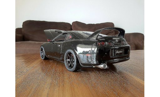 Toyota Supra Base 1/18 Kyosho black jantes 18 pouces et disques de frein diecast model cars