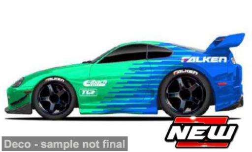 Diecast model cars Toyota Supra Base (MK IV) green/blue 1995 1/64 Maisto