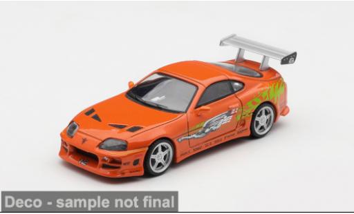 Diecast model cars Toyota Supra Fast & Furious MK4 (A80) 2001 &amp; B.O'Conner 1/64 Mini GT
