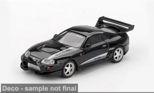 Diecast model cars Toyota Supra Base (A80) black 2011 1/64 Mini GT