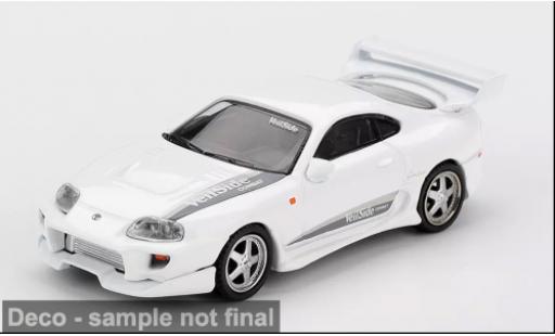 Diecast model cars Toyota Supra Base white 2014 1/64 Mini GT