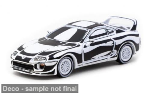 Diecast model cars Toyota Supra Base silver 1/64 Tarmac Works
