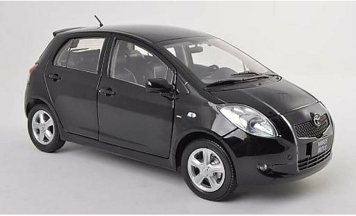 Toyota Yaris Base 1/18 Paudi black 2008 diecast model cars