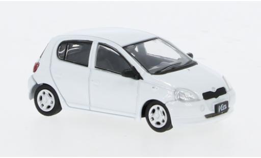Diecast model cars Toyota Yaris Base white 1/64 BM Creations