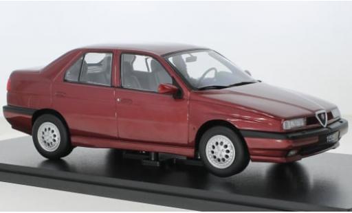 Diecast model cars Alfa Romeo 155 berlina metallise red 1996 1/18 Triple 9 Collection