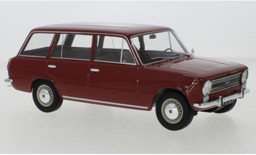 Diecast model cars Fiat 124 Familiare red 1972 1/18 Triple 9 Collection