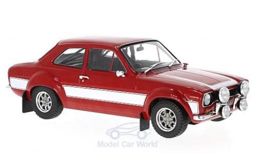 Diecast model cars Ford Escort MK1 MK I red/white 1/18 Triple 9 Collection