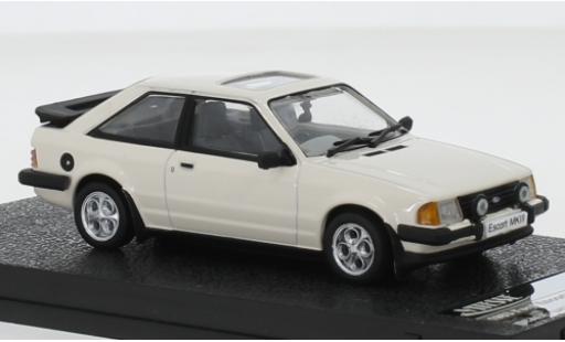 Diecast model cars Ford Escort XR3i MkIII beige RHD 1983 1/43 Triple 9 Collection