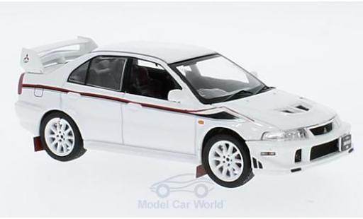 Diecast model cars Mitsubishi Lancer Evolution VI EVO 6 TME white RHD 2000 1/43 Triple 9 Collection
