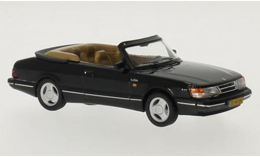 Diecast model cars Saab 900 Cabriolet Convertible black 1991 1/43 Triple 9 Collection
