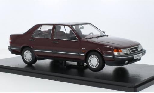 Diecast model cars Saab 9000 CD Turbo red 1990 1/18 Triple 9 Collection
