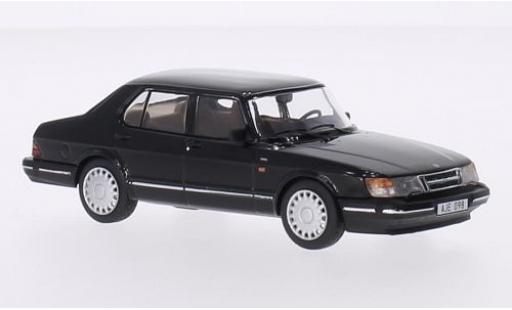 Diecast model cars Saab 900 i black 1987 1/43 Triple 9 Collection