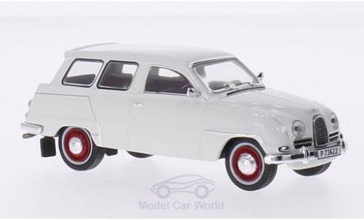 Diecast model cars Saab 95 Base white 1961 1/43 Triple 9 Collection