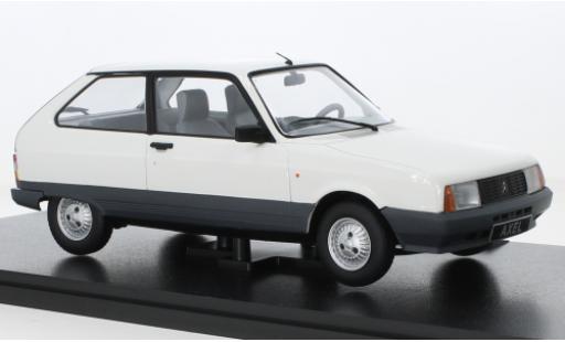 Diecast model cars Citroen Axel TRS 12 white 1990 1/18 Triple 9 Collection