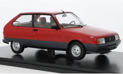 Diecast model cars Citroen Axel TRS 12 red 1990 1/18 Triple 9 Collection