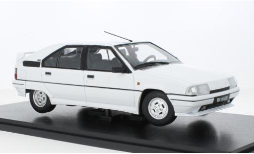 Diecast model cars Citroen BX GTI white 1990 1/18 Triple 9 Collection