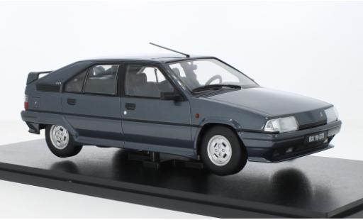 Diecast model cars Citroen BX GTI metallise grey 1990 1/18 Triple 9 Collection