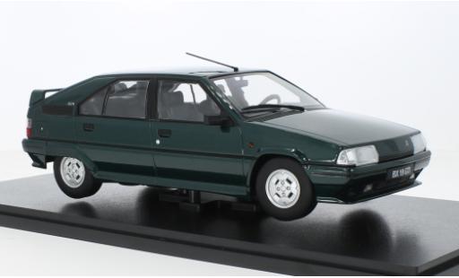 Diecast model cars Citroen BX GTI metallise green 1990 1/18 Triple 9 Collection